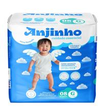 Anjinho Fralda Descartável Compacta G c/ 8un Anjinho Fralda Descartável Compacta G c/ 8un