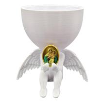 Anjo da Guarda Anjinho Santa Mãe Rainha Vasinho Decoração