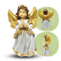 Anjo Da Guarda Baby Escultura Decorativa Crianças 23cm - Divinário