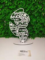 Anjo da Guarda em MDF - 28 cm de Altura Anjo da Guarda em MDF - 28 cm de Altura