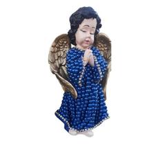 Anjo da Guarda em Pé Rezando Perolado 20cm