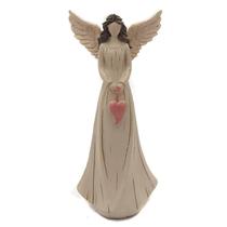 Anjo Decorativo em Resina Estatueta Decorativa Coração Anja Anjinho AC102 Anjo Decorativo em Resina Estatueta Decorativa Coração Anja Anjinho AC102