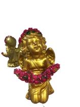 Anjo Dourado Pintado à mão Anjo Dourado Pintado à mão