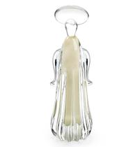 Anjo Em Cristal Murano Pérola São Marcos 32,5cm