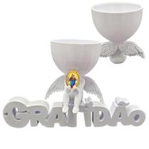Anjo Imagem Decoração Oração Nossa Senhora Auxiliadora 3D