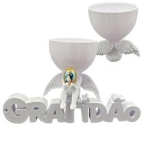 Anjo Imagem Decoração Oração Nossa Senhora da Conceição 3D