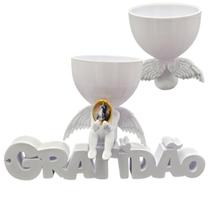 Anjo Imagem Decoração Oração Nossa Senhora da Conceição 3D