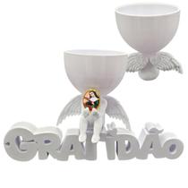 Anjo Imagem Decoração Oração Santa Rita Gratidão 3D