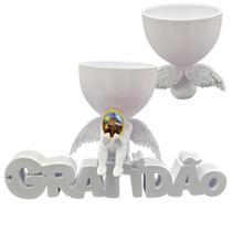 Anjo Imagem Decoração Oração São Benedito Gratidão 3D