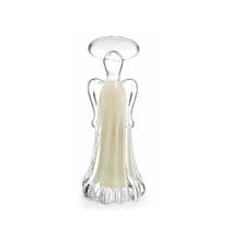 Anjo Mini Em Cristal Murano Pérola - São Marcos Anjo Mini Em Cristal Murano Pérola - São Marcos