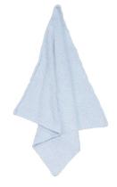 Anjo Querido Chenille Cobertor, Azul Claro 31 "x 31"