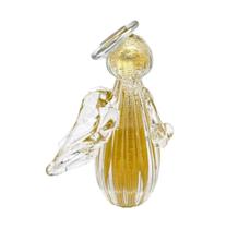 Anjo Uriel em Cristal Murano G Cristal e Ouro Anjo Uriel em Cristal Murano G Cristal e Ouro