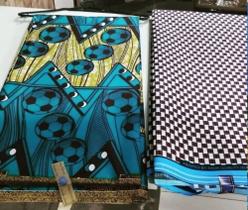 Ankara verde - 1.40 x 2.00 - 100% algodão Ankara verde - 1.40 x 2.00 - 100% algodão