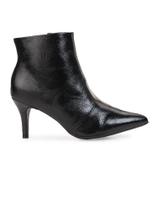 Ankle Boot Bebecê Salto Fino Bico Fino