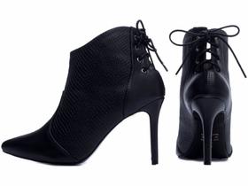 Ankle Boot Scarpin Feminino