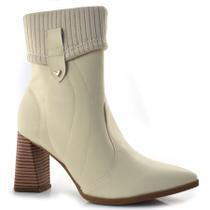 Ankle Boots Feminino Mississipi Off White Q8502