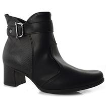 Ankle Boots Feminino Piccadilly Preto 654035