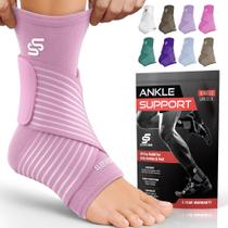 Ankle Brace Sleeve Stars para mulheres e homens, torção no tornozelo rosa Ankle Brace Sleeve Stars para mulheres e homens, torção no tornozelo rosa