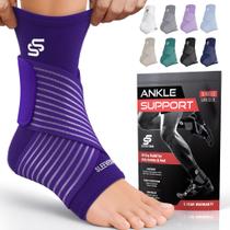 Ankle Brace Sleeve Stars para mulheres e homens, torção no tornozelo roxa Ankle Brace Sleeve Stars para mulheres e homens, torção no tornozelo roxa