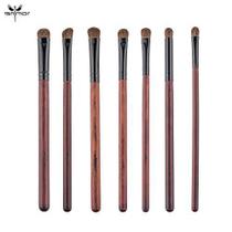 Anmor Conjunto de 7 peças de pincéis de maquiagem para cabelo de pônei, cerdas naturais sem crueldade, kit de pincéis pa