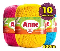 Anne 500 Kit Com 10 Unidades cores Variadas