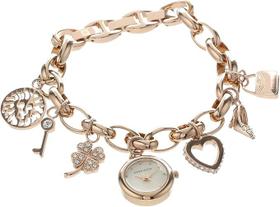 Anne Klein Relógio feminino 10/7604RGCH ouro rosa e pulseira de cristal premium