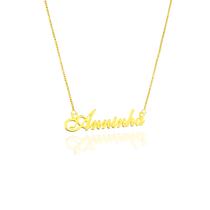 Anninha colar de nome folheado a ouro 18k Anninha colar de nome folheado a ouro 18k