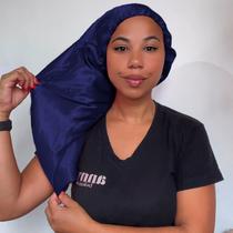 Anny Beleza Touca de Cetim Longa com Regulador Toca para Cabelos Longos Touca de Seda para tranças Anny Beleza Touca de Cetim Longa com Regulador Toca para Cabelos Longos Touca de Seda para tranças