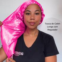 Anny Beleza Touca de Cetim Longa Toca para Cabelos Longos Touca de Seda Toca para tranças