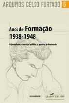 Anos de Formaçao 1938-1948 - o Jornalismo, o Serviço Publico - Contraponto editora - Contra Ponto