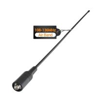 Antena AM-771 de Banda Completa (108-136MHz) para Rádio Quansheng UVK5, UVK6, UV5R, Baofeng M5R, UV17M e UV13M