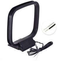 Antena Am Fm Som System Rádio Conector 2 Fios Áudio Av 75ohm Antena Am Fm Som System Rádio Conector 2 Fios Áudio Av 75ohm