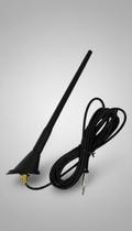 Antena Automotiva Completa Preta 26cm Com Cabo 4m