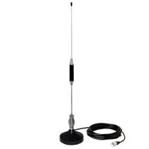 Antena CB LUITON 70 cm 27 MHz com suporte magnético para rádio de carro