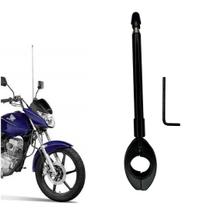 Antena Corta Pipa Metálica Retrátil para Moto - 7 Estágios