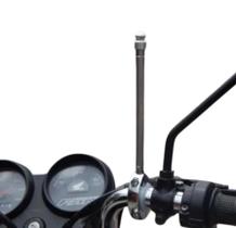 Antena Corta Pipa Moto Retrátil Aço Inox Guidão Antena Corta Pipa Moto Retrátil Aço Inox Guidão