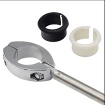 Antena Corta Pipa Moto Retrátil Aço Inox Guidão