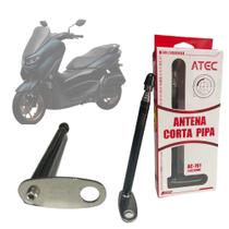Antena Corta Pipa Moto Scooter Pcx 150 Nmax 160 Retrovisor - Atec