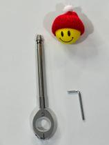 Antena corta pipa para moto anteninha mais enfeite emoji - Studio das moto 019