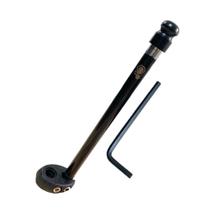 Antena Corta Pipa Retratil 6 estagios Retrovisor Abs Preta 10mm
