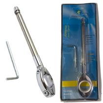 Antena Corta Pipa Retrátil Moto Guidão Cromado Antena Corta Pipa Retrátil Moto Guidão Cromado