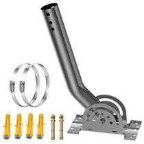 Antena de aço inoxidável bluedery Pole Mount Bracket e estação meteorológica Antena de aço inoxidável bluedery Pole Mount Bracket e estação meteorológica