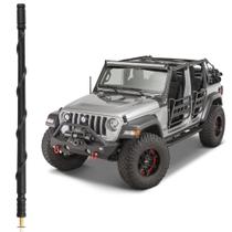 Antena de carro VOFONO 33 cm Spiral Flex Rubber Jeep Wrangler JK JL Gladiator JT 2007-2024 Antena de carro VOFONO 33 cm Spiral Flex Rubber Jeep Wrangler JK JL Gladiator JT 2007-2024