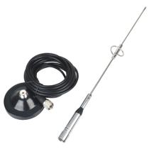 Antena De Rádio Móvel De 70cm VHF UHF 144 430MHz 150W Com Montagem Magnética E Cabo Coaxial RG-58 De Antena De Rádio Móvel De 70cm VHF UHF 144 430MHz 150W Com Montagem Magnética E Cabo Coaxial RG-58 De