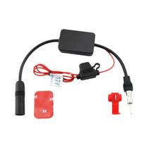 Antena de Rádio para Carro 12V - Amplificador de Sinal FM/AM 330mm