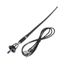 Antena De Rádio Para Carro De Borracha Flexível De 17 Polegadas Com Base Giratória De 180 Graus E