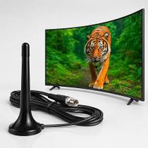 Antena De Televisão Digital Para Ambientes Internos Estabilidade De Imagem E Som HD
