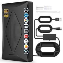 Antena de TV 2025 Interna Alcance Longo de 2200+ Milhas para Smart TV Antena de TV 2025 Interna Alcance Longo de 2200+ Milhas para Smart TV