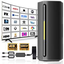 Antena de TV 4K Ultra HD KENNEDICH - Alcance de +100 Milhas com Amplificador