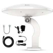 Antena de TV AIRLEGANT omnidirecional externa de 65 milhas de alcance